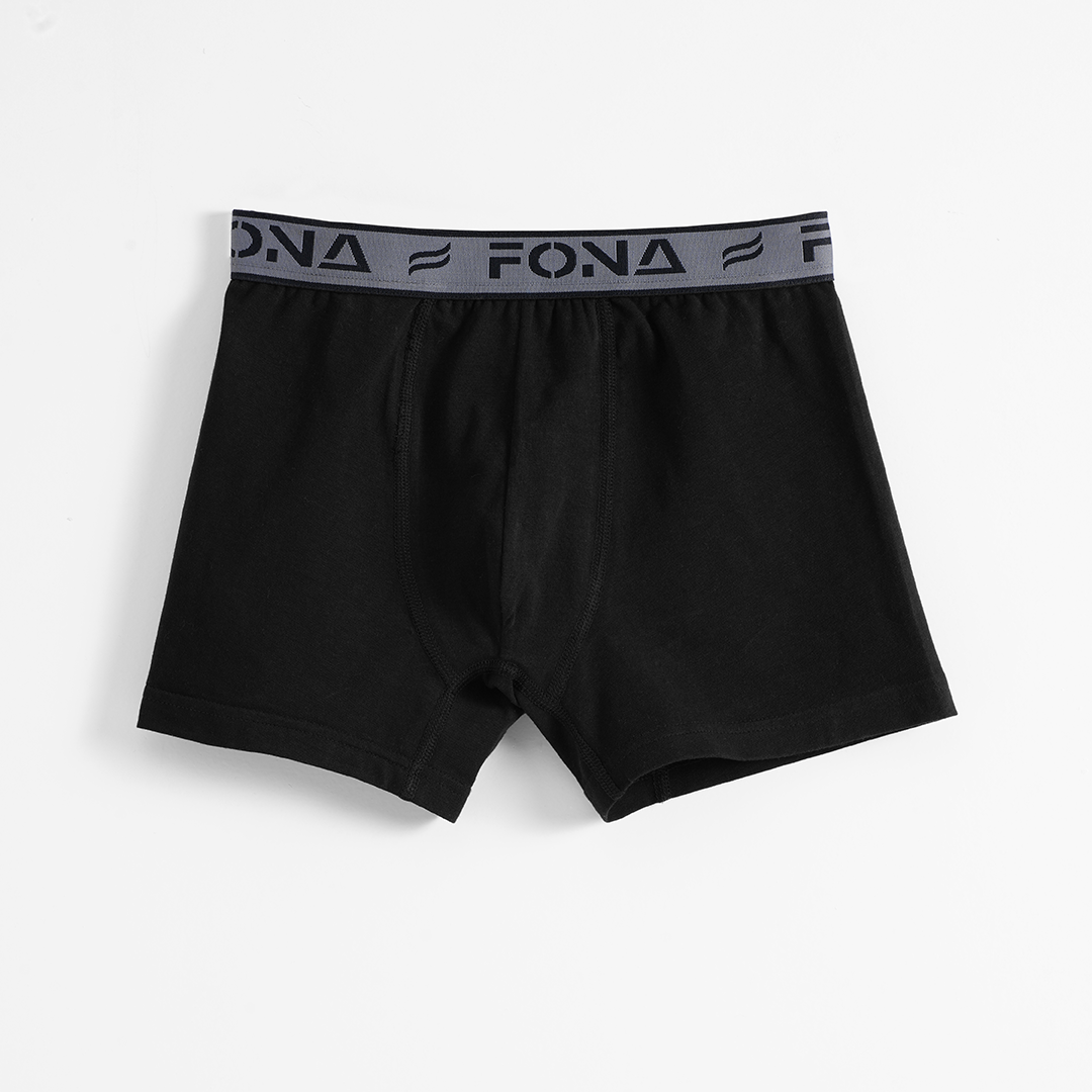 BLACK BOXER TRUNK