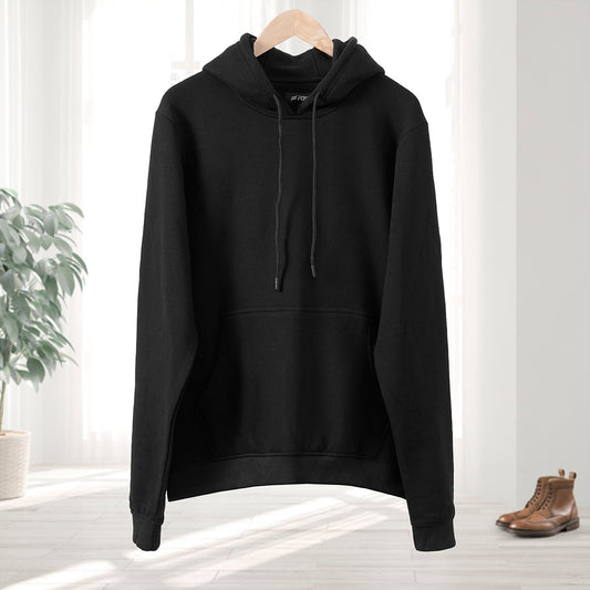 Hoodies Men: Black Hoodie - Cozy Men's Fashion - Affordable Hoodies Online