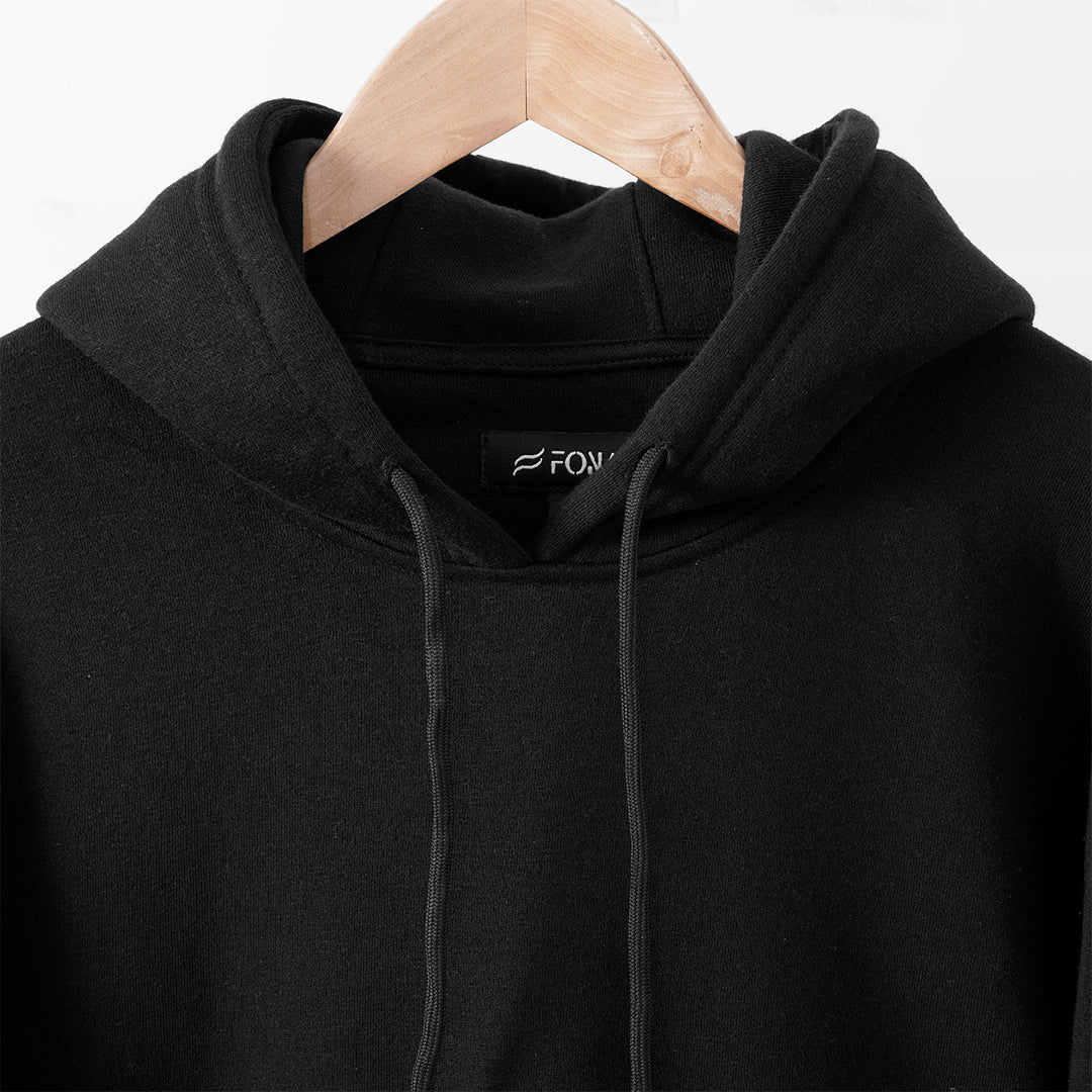 Hoodies Men: Black Hoodie - Cozy Men's Fashion - Affordable Hoodies Online