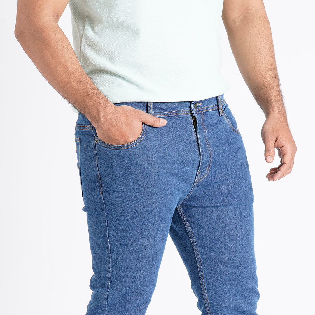 MEN'S BRUSHSTROKE BLUES DENIM PANT