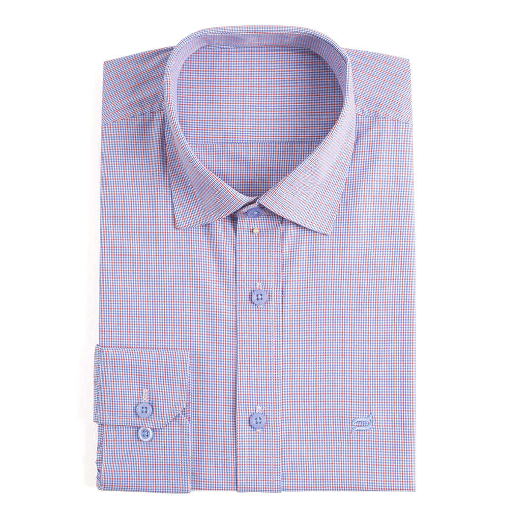 MEN'S CASUAL SHIRT IN MULTI SMALL CHECK