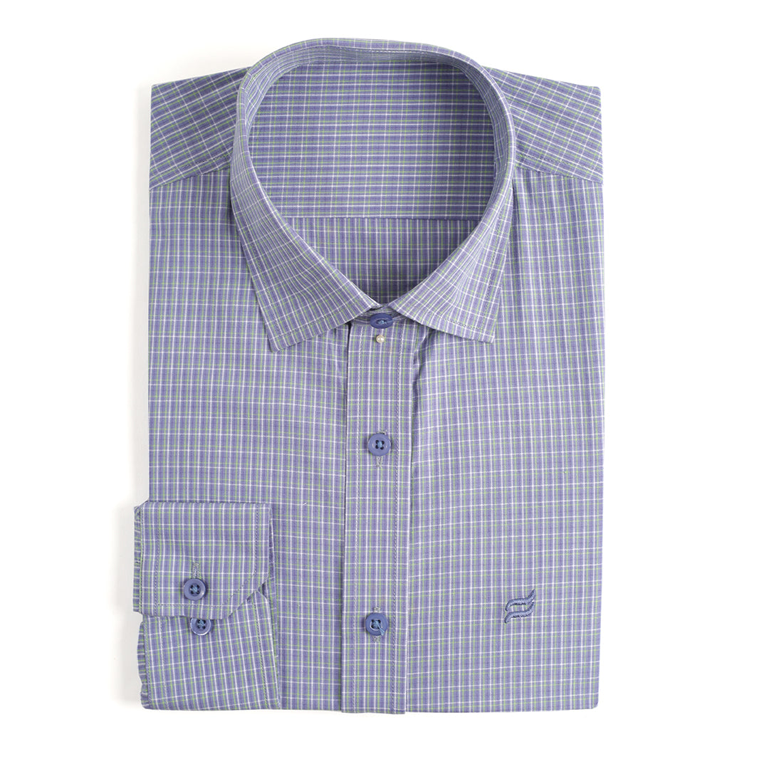 MEN'S CASUAL SHIRT IN MULTI SMALL CHECK