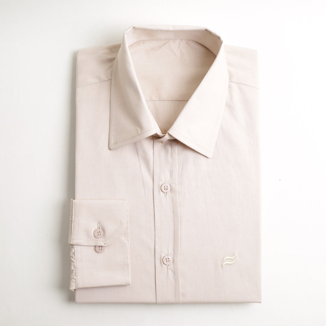 MEN'S CASUAL SHIRT IN BEIGE