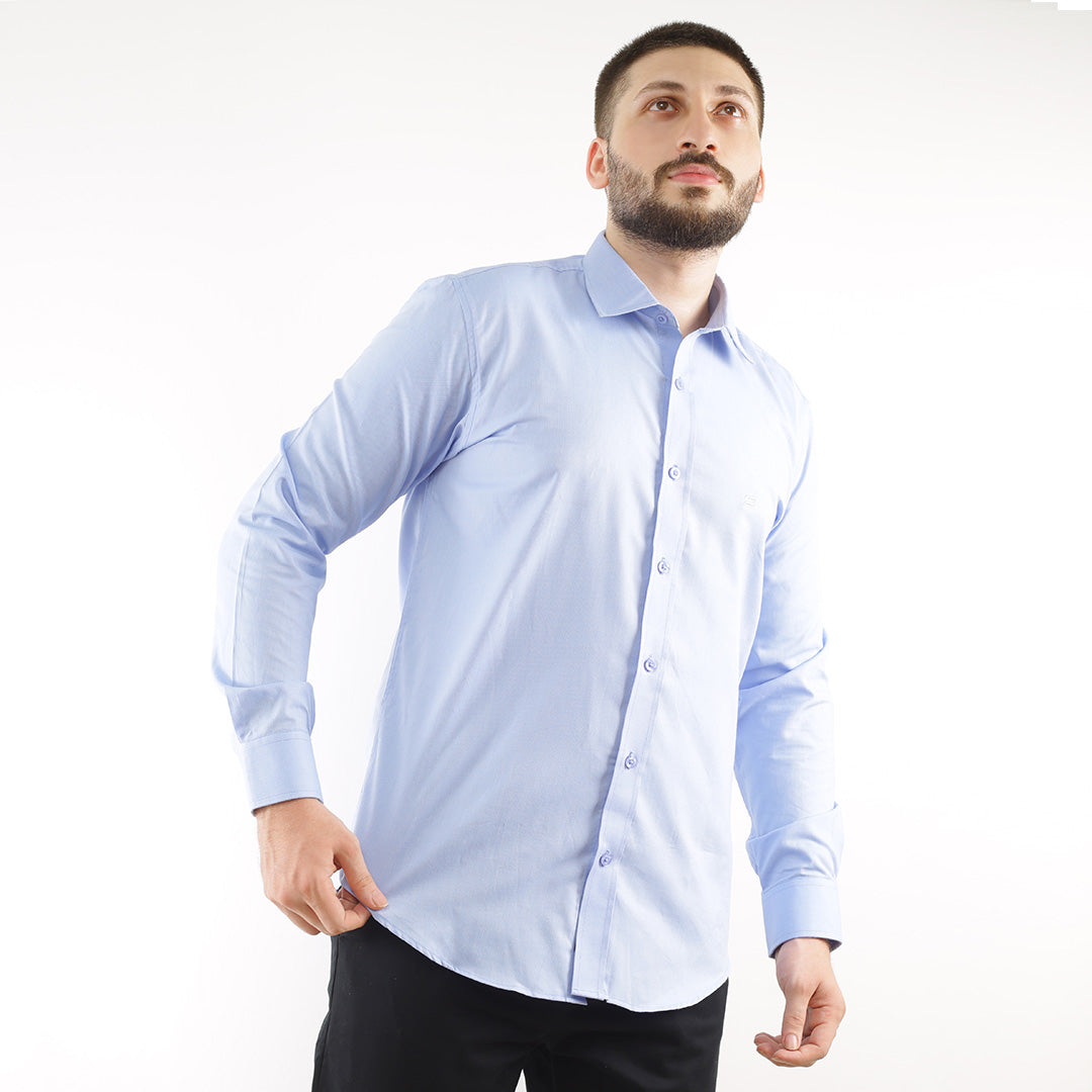 MEN'S CASUAL SHIRT IN SKY BLUE