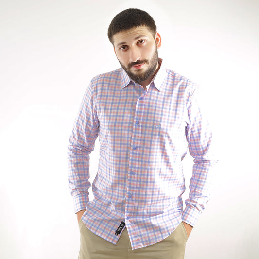 MEN'S CASUAL SHIRT IN MULTI CHECK