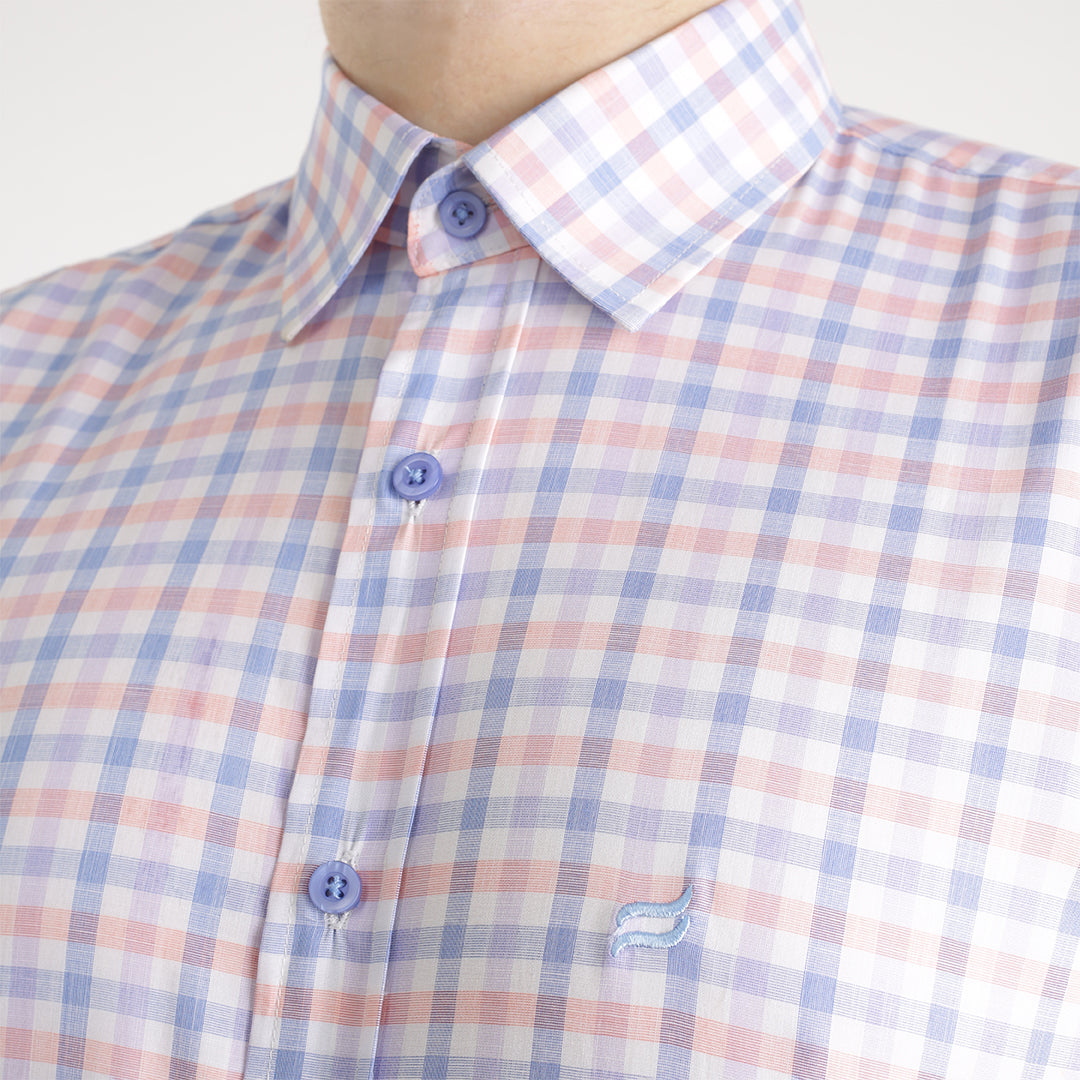 MEN'S CASUAL SHIRT IN MULTI CHECK