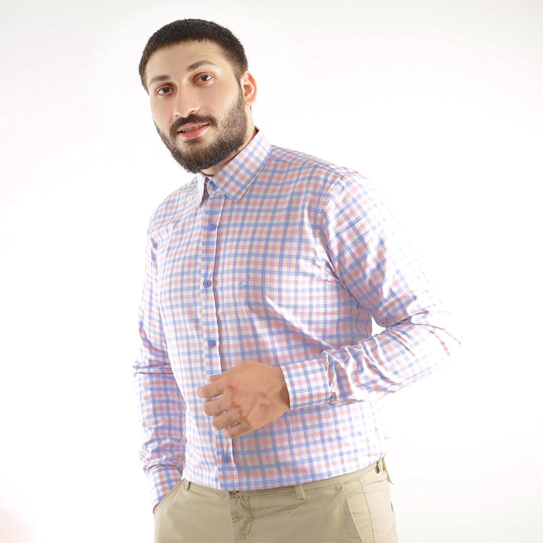 MEN'S CASUAL SHIRT IN MULTI CHECK