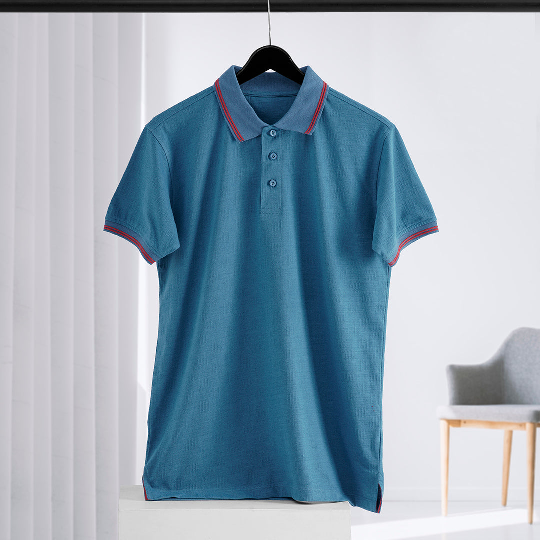 MAUI BLUE POLO MEN T-SHIRT