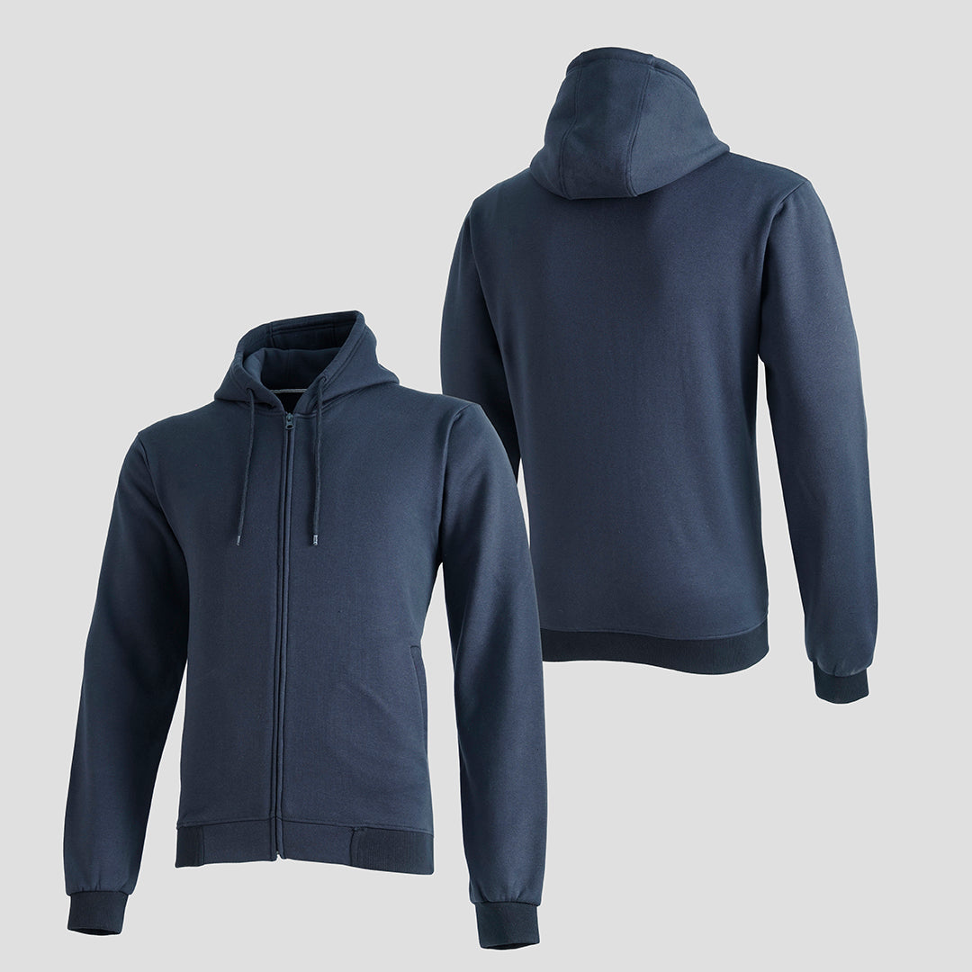 Hoodies Men: Navy Zipper Hoodie - Cozy Men's Fashion - Affordable Hoodies Online