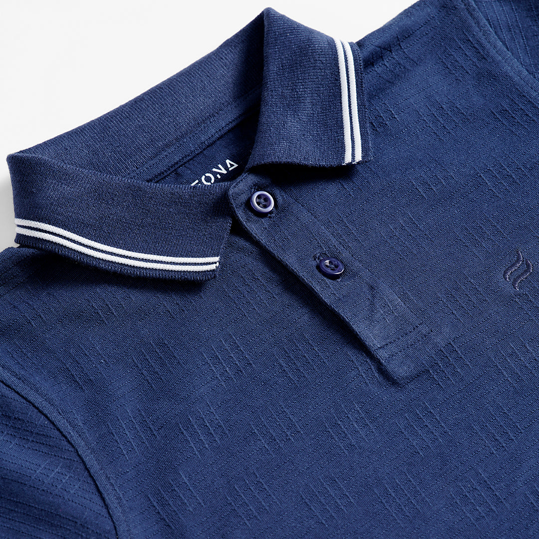 BLUE DEPTHS POLO KID T-SHIRT