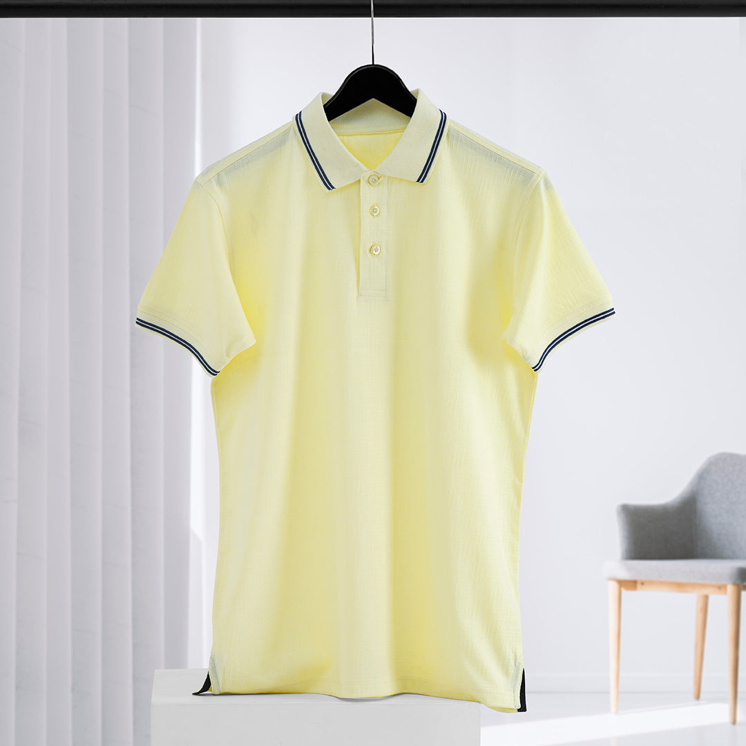 TENDER YELLOW POLO MEN T-SHIRT