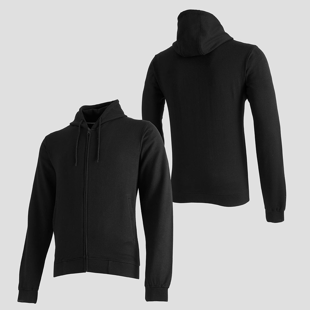 Men’s Sweatshirts and Hoodies: Black Zipper Hoodie - Urban Men's Style - Quality Hoodies Pakistan