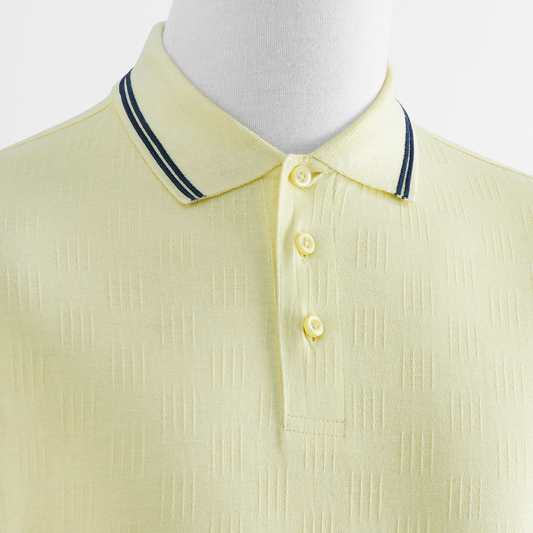 TENDER YELLOW POLO MEN T-SHIRT