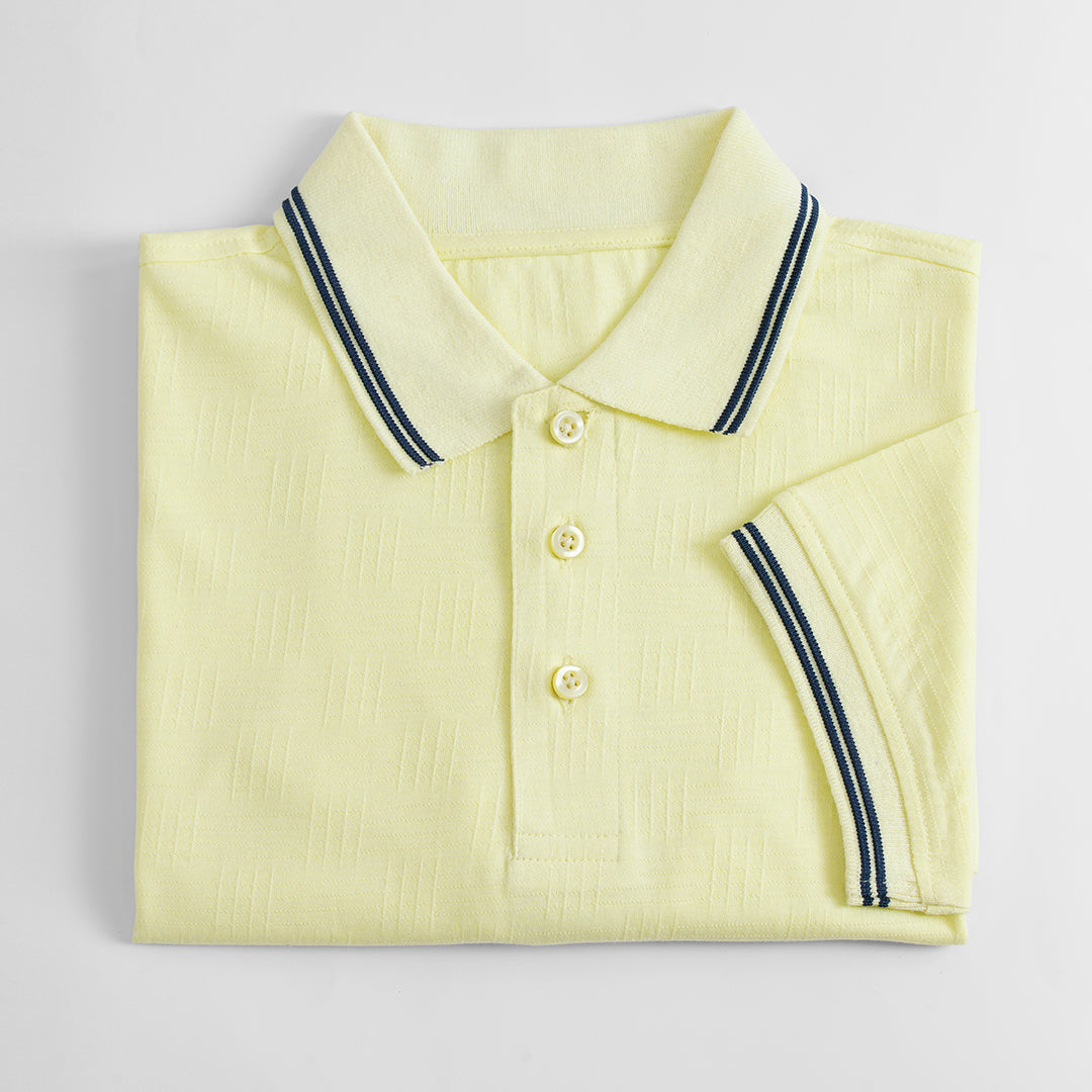 TENDER YELLOW POLO MEN T-SHIRT