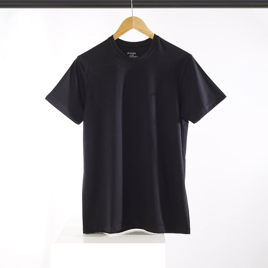 MEN CLASSIC ROUND NECK T-SHIRT BLACK