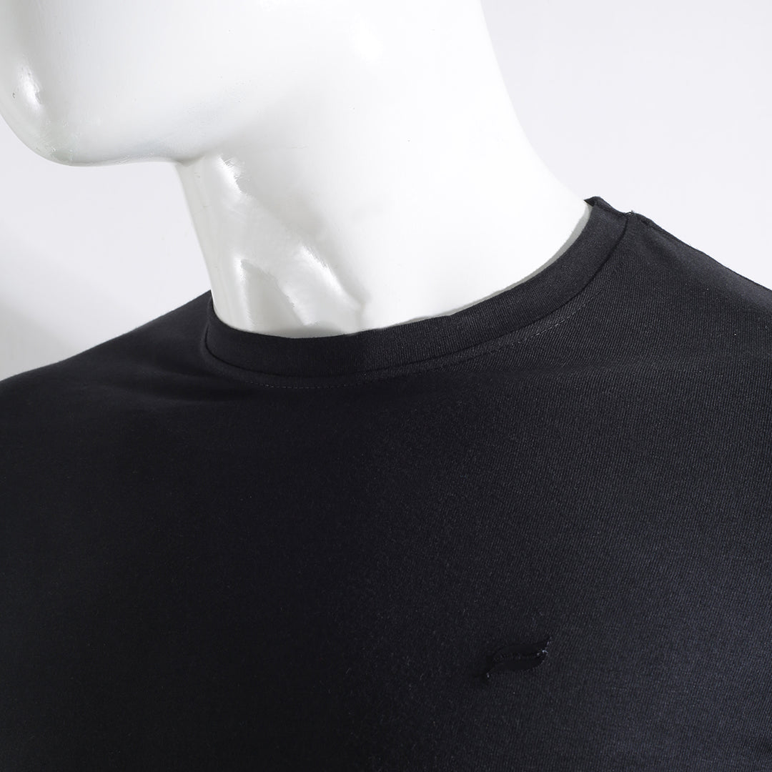 MEN CLASSIC ROUND NECK T-SHIRT BLACK