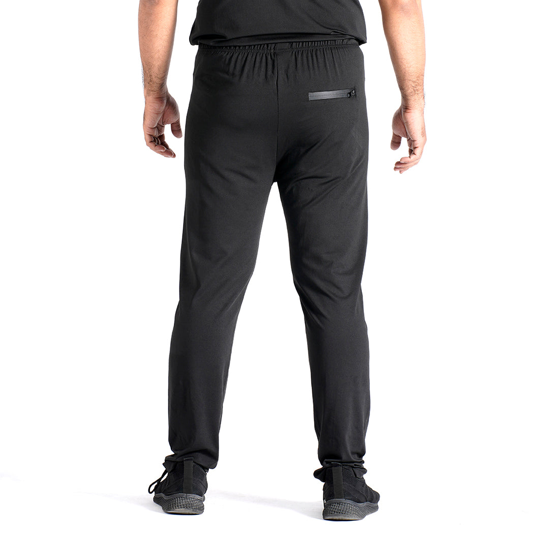 Men Trouser Make a Change in Black Color - Lycra stretchable fabric for unmatched comfort. Perfect for any occasion.