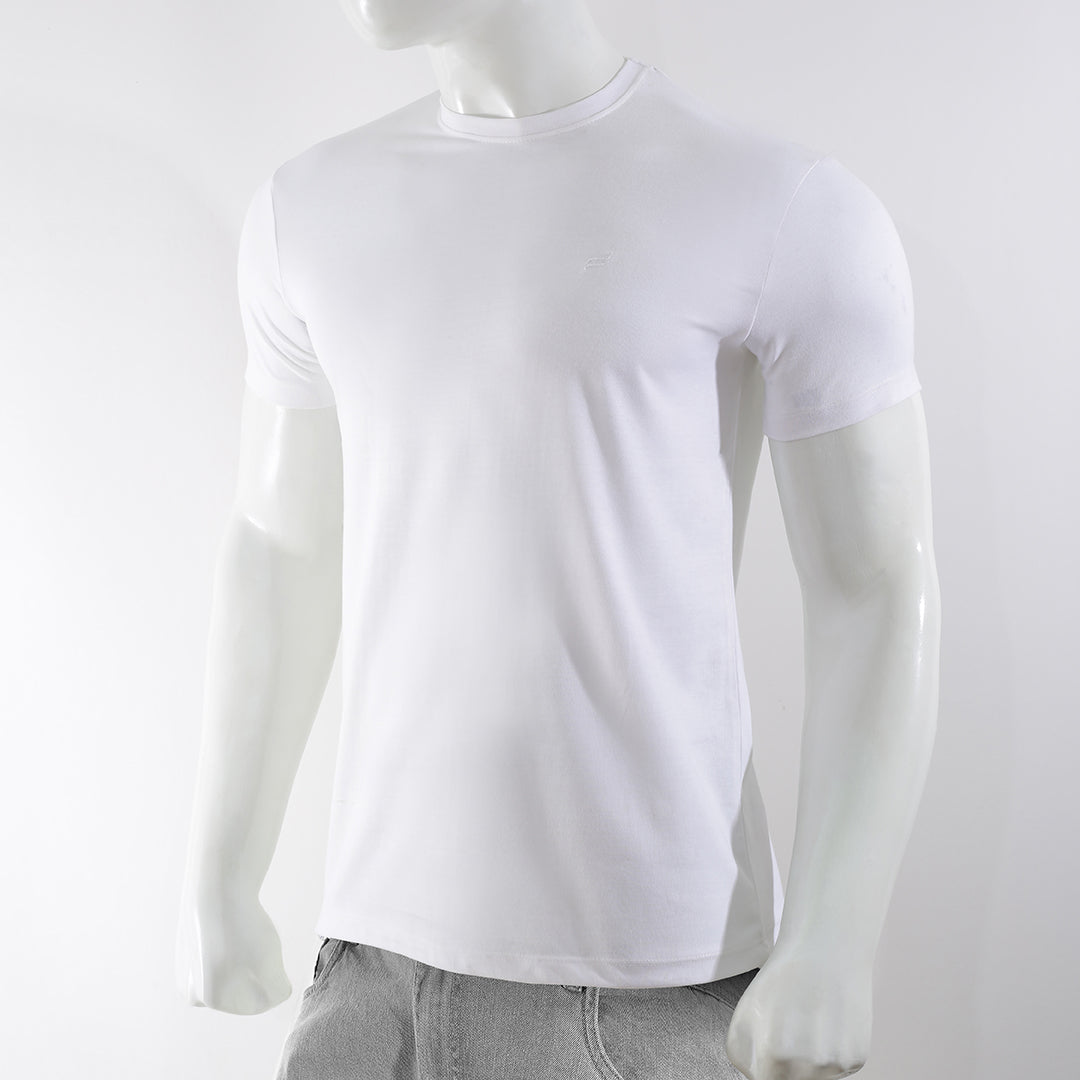 MEN CLASSIC ROUND NECK T-SHIRT WHITE