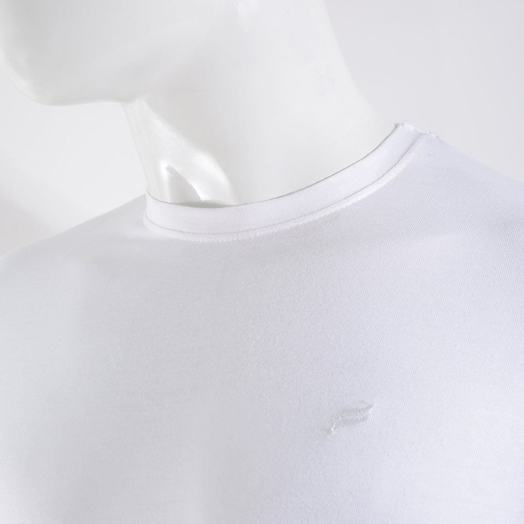 MEN CLASSIC ROUND NECK T-SHIRT WHITE