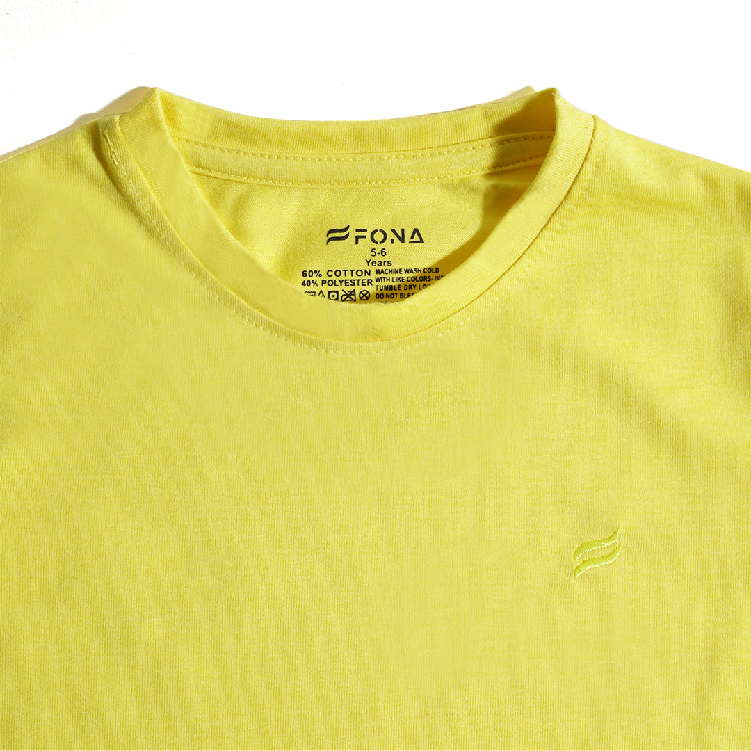 KID'S YELLOW BLAZE T-SHIRT