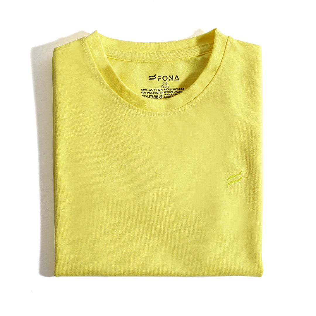 KID'S YELLOW BLAZE T-SHIRT