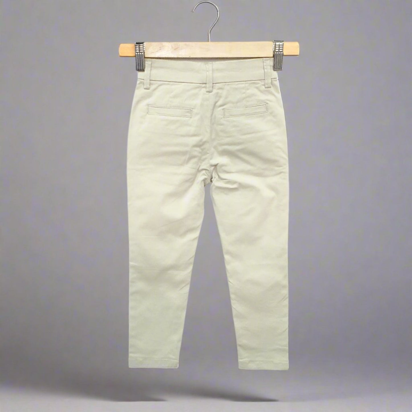 KIDS & BOYS' COTTON CHINO PANT BEIGE COLOR