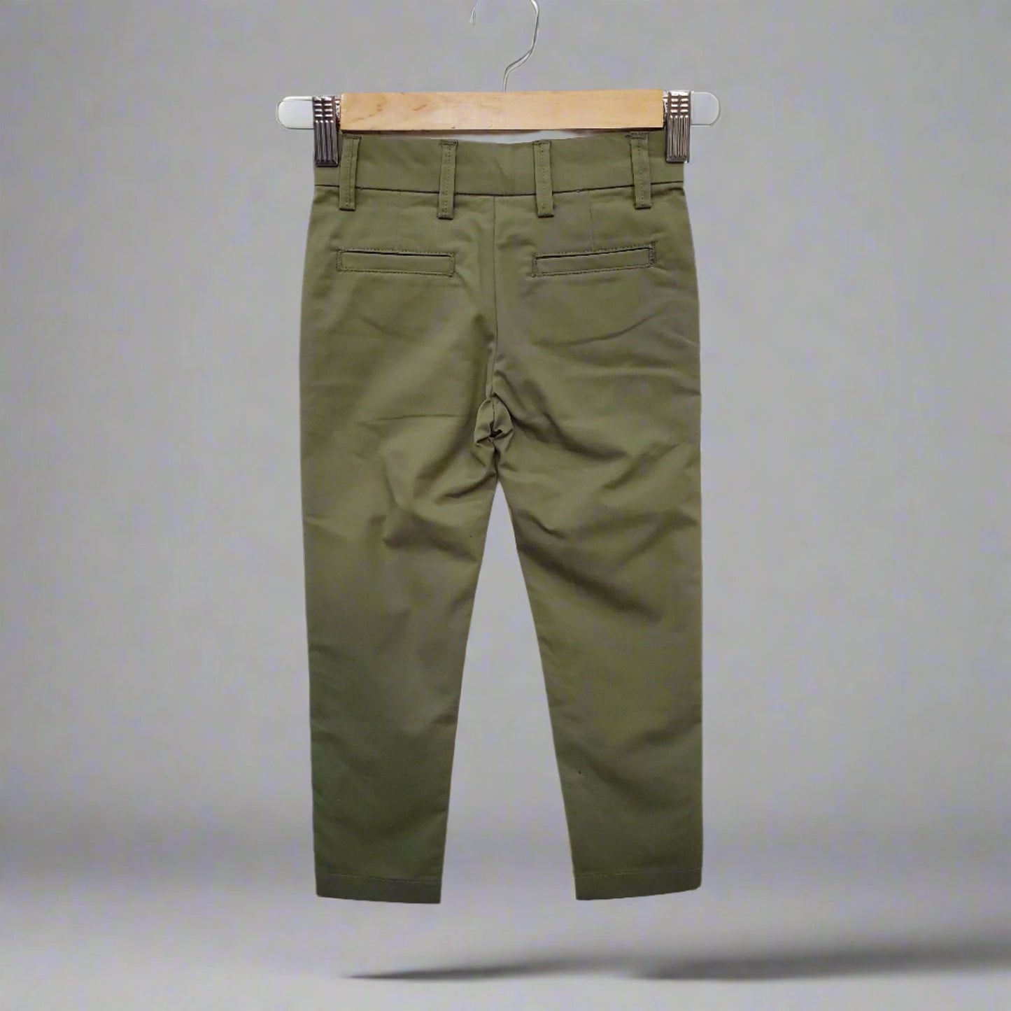 KIDS & BOYS' COTTON CHINO PANT OLIVE COLOR