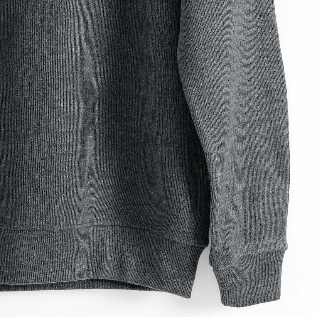 STEEL GREY CREW NECK MEN'S SWEATSHIRT