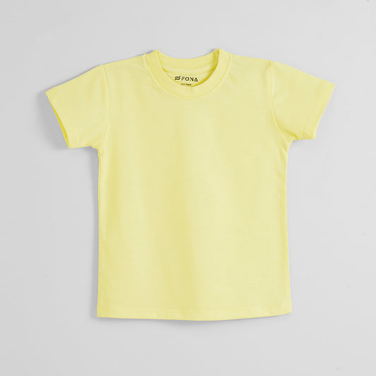 SUNSHINE YELLOW UNISEX T-SHIRT FOR KIDS