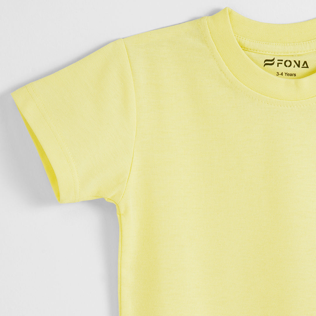 SUNSHINE YELLOW UNISEX T-SHIRT FOR KIDS