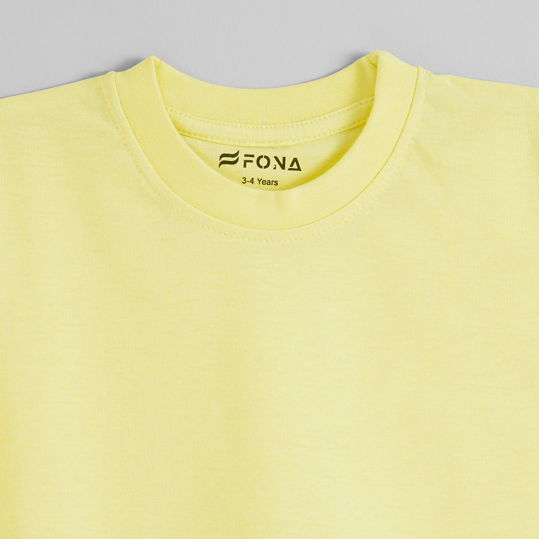 SUNSHINE YELLOW UNISEX T-SHIRT FOR KIDS