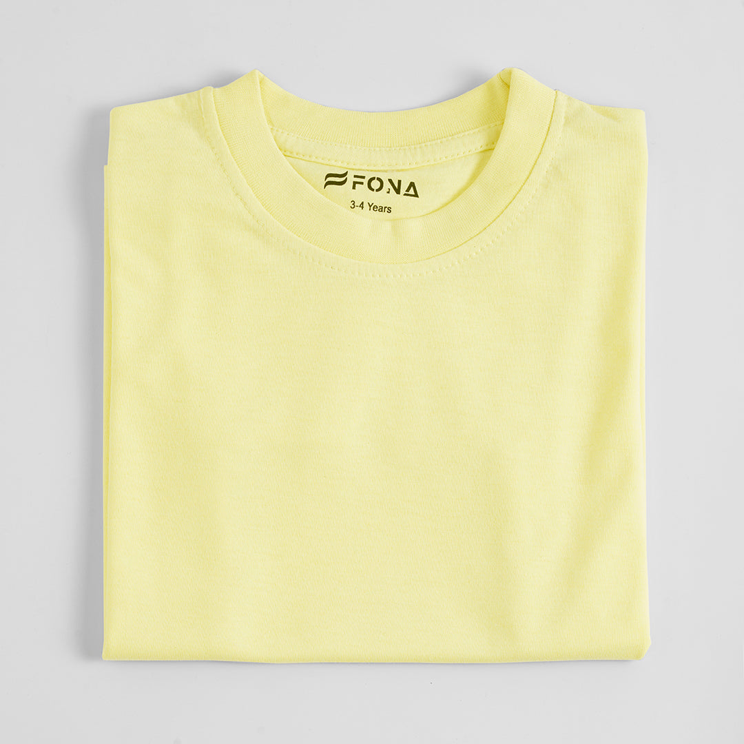 SUNSHINE YELLOW UNISEX T-SHIRT FOR KIDS