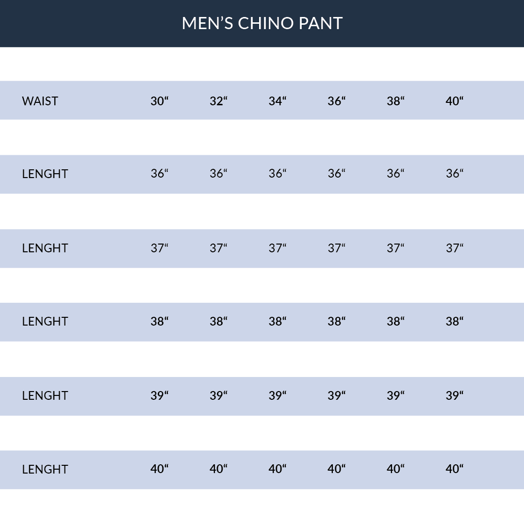 MEN'S DARK NAVY CHINO PANT